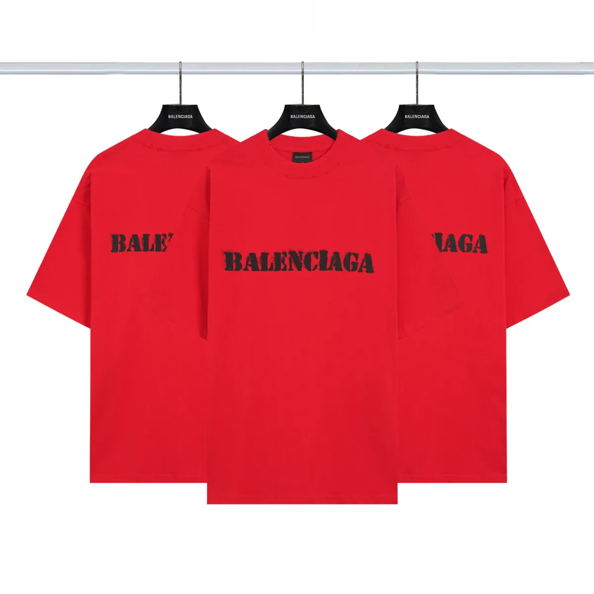 Balenciaga Logo 💰P90 ：Red Size：xs-l